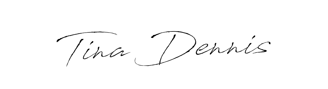 You should practise on your own different ways (Antro_Vectra) to write your name (Tina Dennis) in signature. don't let someone else do it for you. Tina Dennis signature style 6 images and pictures png