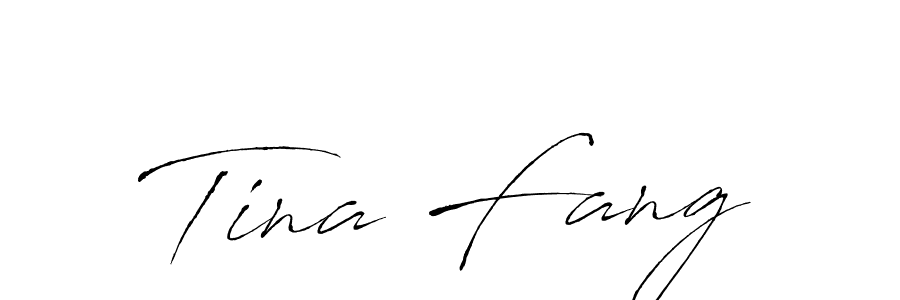 Make a beautiful signature design for name Tina Fang. With this signature (Antro_Vectra) style, you can create a handwritten signature for free. Tina Fang signature style 6 images and pictures png