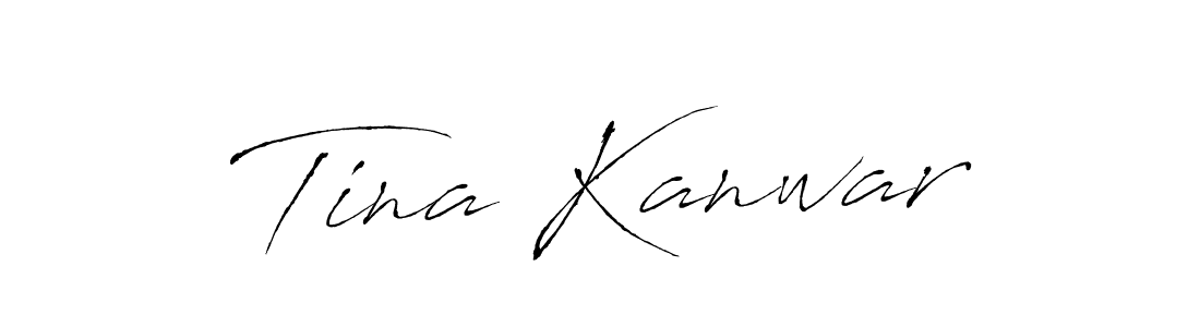 You should practise on your own different ways (Antro_Vectra) to write your name (Tina Kanwar) in signature. don't let someone else do it for you. Tina Kanwar signature style 6 images and pictures png