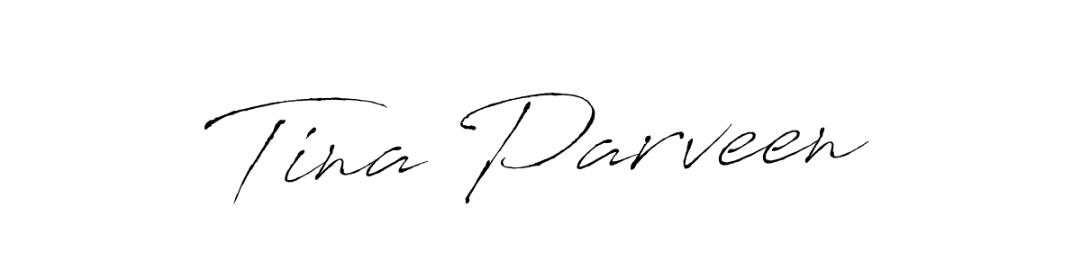 Use a signature maker to create a handwritten signature online. With this signature software, you can design (Antro_Vectra) your own signature for name Tina Parveen. Tina Parveen signature style 6 images and pictures png