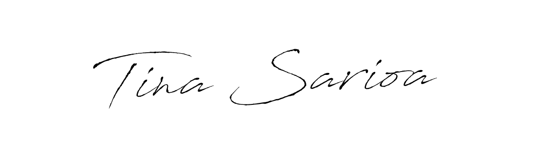 You should practise on your own different ways (Antro_Vectra) to write your name (Tina Sarioa) in signature. don't let someone else do it for you. Tina Sarioa signature style 6 images and pictures png