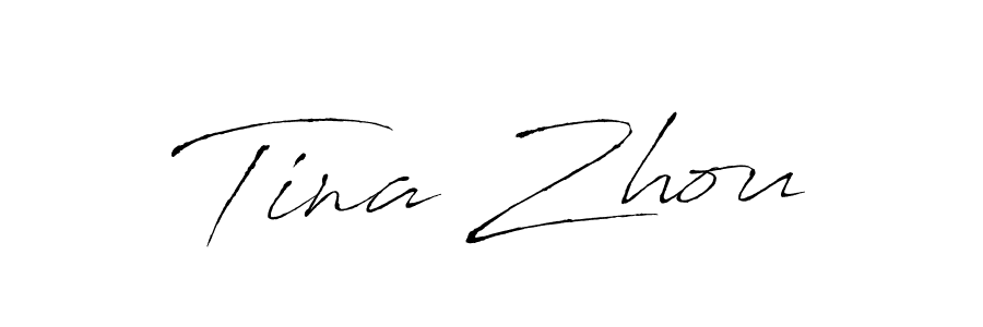 Create a beautiful signature design for name Tina Zhou. With this signature (Antro_Vectra) fonts, you can make a handwritten signature for free. Tina Zhou signature style 6 images and pictures png