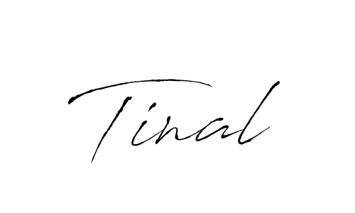 Design your own signature with our free online signature maker. With this signature software, you can create a handwritten (Antro_Vectra) signature for name Tinal. Tinal signature style 6 images and pictures png