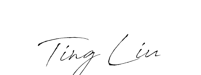 Use a signature maker to create a handwritten signature online. With this signature software, you can design (Antro_Vectra) your own signature for name Ting Liu. Ting Liu signature style 6 images and pictures png