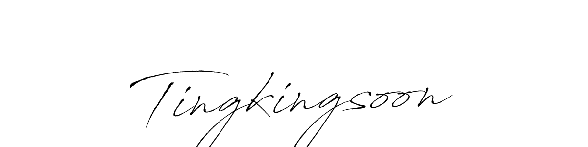 Tingkingsoon stylish signature style. Best Handwritten Sign (Antro_Vectra) for my name. Handwritten Signature Collection Ideas for my name Tingkingsoon. Tingkingsoon signature style 6 images and pictures png