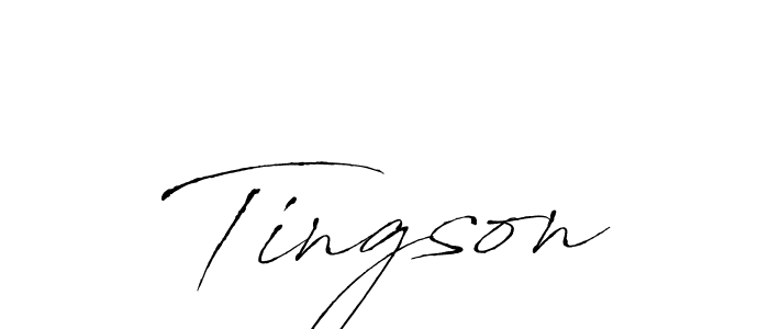 How to make Tingson name signature. Use Antro_Vectra style for creating short signs online. This is the latest handwritten sign. Tingson signature style 6 images and pictures png
