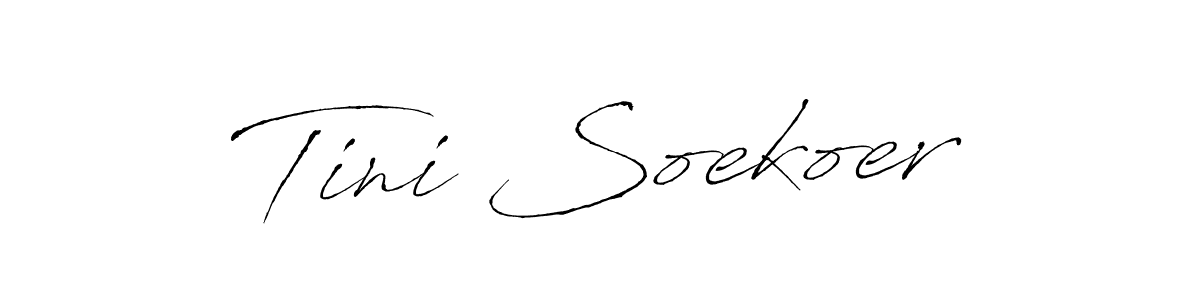 Also You can easily find your signature by using the search form. We will create Tini Soekoer name handwritten signature images for you free of cost using Antro_Vectra sign style. Tini Soekoer signature style 6 images and pictures png