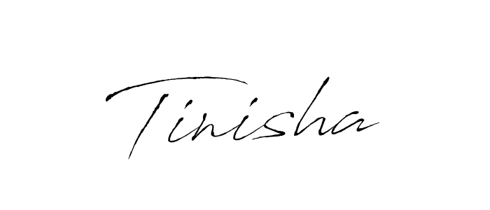 Tinisha stylish signature style. Best Handwritten Sign (Antro_Vectra) for my name. Handwritten Signature Collection Ideas for my name Tinisha. Tinisha signature style 6 images and pictures png