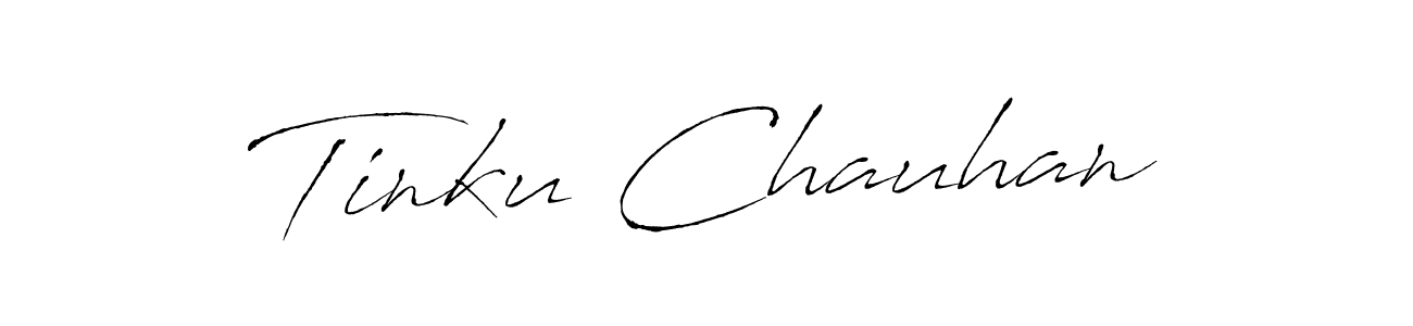 Use a signature maker to create a handwritten signature online. With this signature software, you can design (Antro_Vectra) your own signature for name Tinku Chauhan. Tinku Chauhan signature style 6 images and pictures png