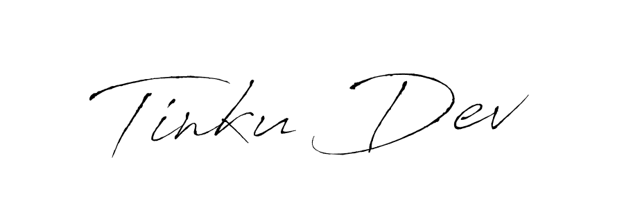 The best way (Antro_Vectra) to make a short signature is to pick only two or three words in your name. The name Tinku Dev include a total of six letters. For converting this name. Tinku Dev signature style 6 images and pictures png