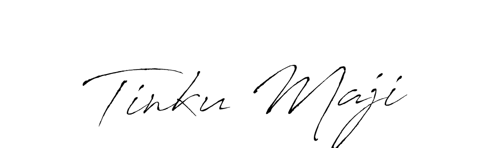 Design your own signature with our free online signature maker. With this signature software, you can create a handwritten (Antro_Vectra) signature for name Tinku Maji. Tinku Maji signature style 6 images and pictures png