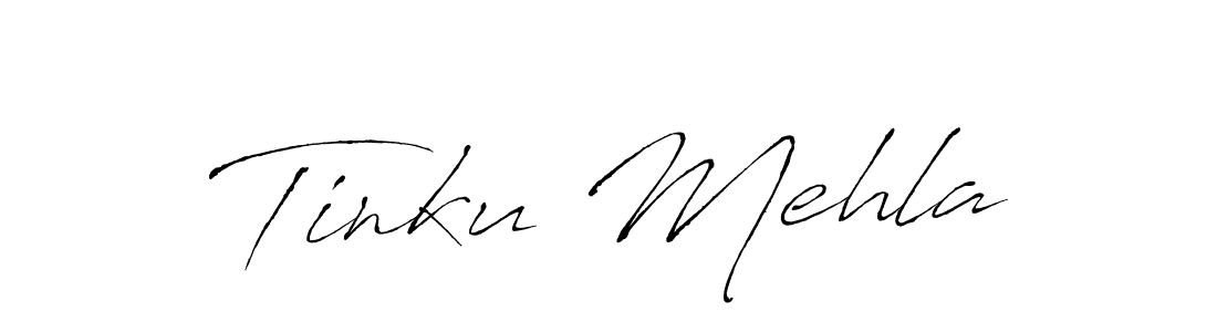 Similarly Antro_Vectra is the best handwritten signature design. Signature creator online .You can use it as an online autograph creator for name Tinku Mehla. Tinku Mehla signature style 6 images and pictures png