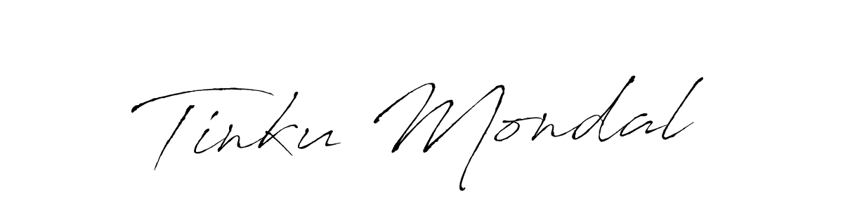 Use a signature maker to create a handwritten signature online. With this signature software, you can design (Antro_Vectra) your own signature for name Tinku Mondal. Tinku Mondal signature style 6 images and pictures png