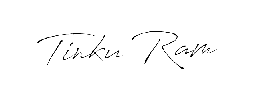 You should practise on your own different ways (Antro_Vectra) to write your name (Tinku Ram) in signature. don't let someone else do it for you. Tinku Ram signature style 6 images and pictures png