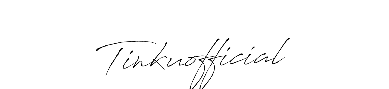 How to make Tinkuofficial name signature. Use Antro_Vectra style for creating short signs online. This is the latest handwritten sign. Tinkuofficial signature style 6 images and pictures png