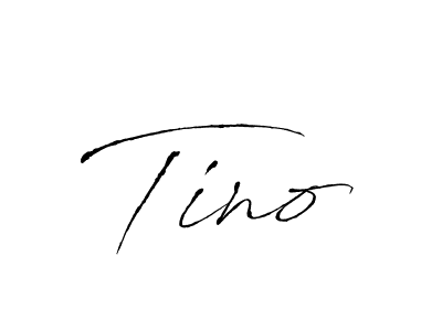 Design your own signature with our free online signature maker. With this signature software, you can create a handwritten (Antro_Vectra) signature for name Tino. Tino signature style 6 images and pictures png