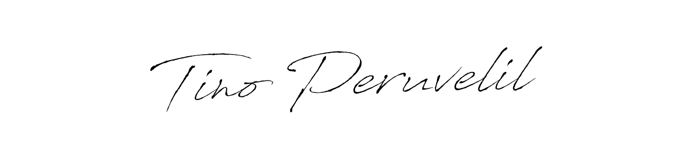 Tino Peruvelil stylish signature style. Best Handwritten Sign (Antro_Vectra) for my name. Handwritten Signature Collection Ideas for my name Tino Peruvelil. Tino Peruvelil signature style 6 images and pictures png