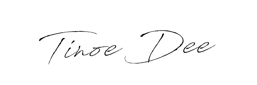 Tinoe Dee stylish signature style. Best Handwritten Sign (Antro_Vectra) for my name. Handwritten Signature Collection Ideas for my name Tinoe Dee. Tinoe Dee signature style 6 images and pictures png