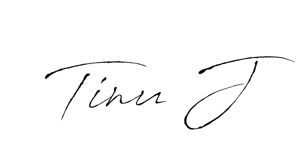 Use a signature maker to create a handwritten signature online. With this signature software, you can design (Antro_Vectra) your own signature for name Tinu J. Tinu J signature style 6 images and pictures png