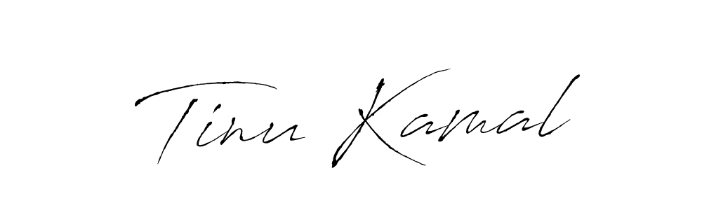 Make a beautiful signature design for name Tinu Kamal. With this signature (Antro_Vectra) style, you can create a handwritten signature for free. Tinu Kamal signature style 6 images and pictures png