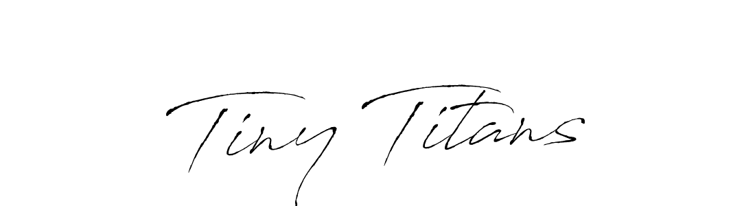 Check out images of Autograph of Tiny Titans name. Actor Tiny Titans Signature Style. Antro_Vectra is a professional sign style online. Tiny Titans signature style 6 images and pictures png