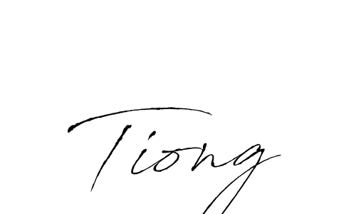 You should practise on your own different ways (Antro_Vectra) to write your name (Tiong) in signature. don't let someone else do it for you. Tiong signature style 6 images and pictures png