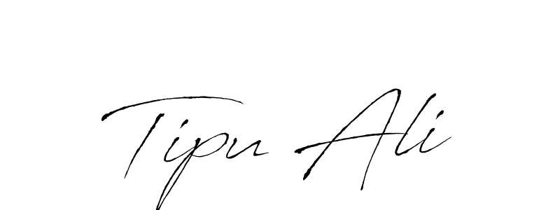 Design your own signature with our free online signature maker. With this signature software, you can create a handwritten (Antro_Vectra) signature for name Tipu Ali. Tipu Ali signature style 6 images and pictures png