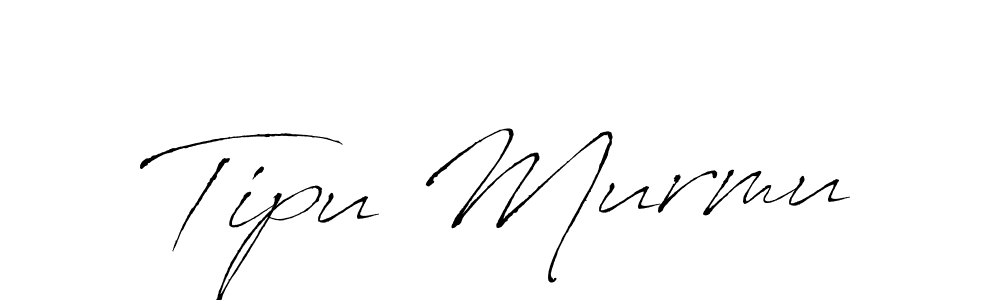 Make a beautiful signature design for name Tipu Murmu. With this signature (Antro_Vectra) style, you can create a handwritten signature for free. Tipu Murmu signature style 6 images and pictures png