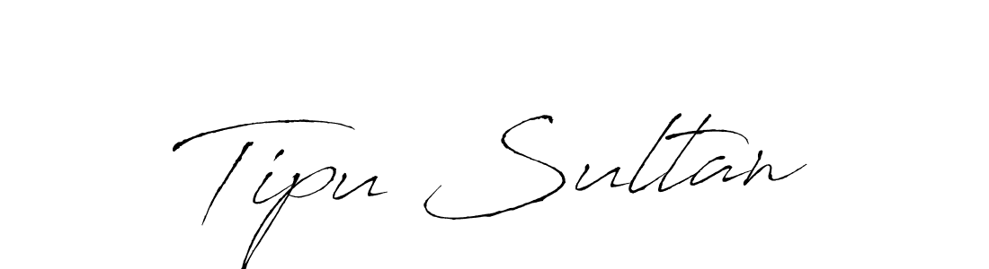 Design your own signature with our free online signature maker. With this signature software, you can create a handwritten (Antro_Vectra) signature for name Tipu Sultan. Tipu Sultan signature style 6 images and pictures png