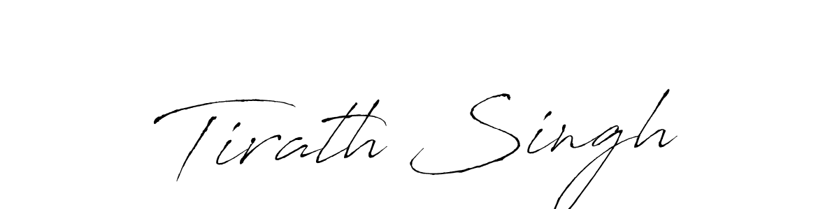 Use a signature maker to create a handwritten signature online. With this signature software, you can design (Antro_Vectra) your own signature for name Tirath Singh. Tirath Singh signature style 6 images and pictures png