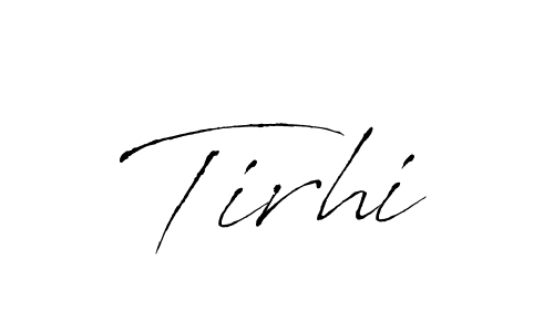 You should practise on your own different ways (Antro_Vectra) to write your name (Tirhi) in signature. don't let someone else do it for you. Tirhi signature style 6 images and pictures png