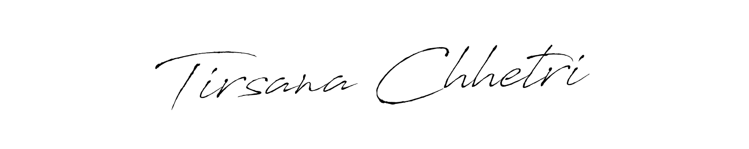 Antro_Vectra is a professional signature style that is perfect for those who want to add a touch of class to their signature. It is also a great choice for those who want to make their signature more unique. Get Tirsana Chhetri name to fancy signature for free. Tirsana Chhetri signature style 6 images and pictures png