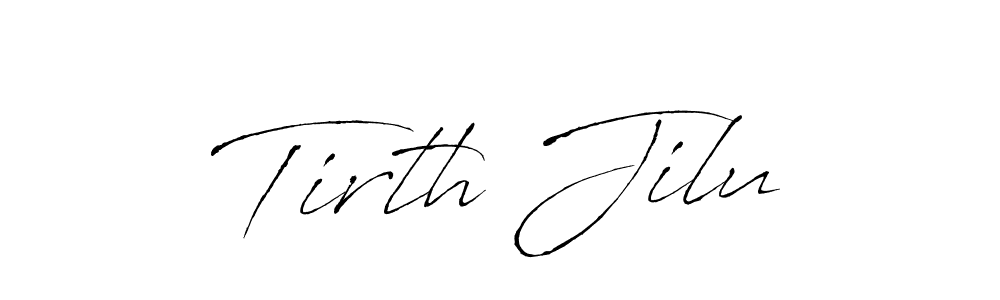 How to Draw Tirth Jilu signature style? Antro_Vectra is a latest design signature styles for name Tirth Jilu. Tirth Jilu signature style 6 images and pictures png