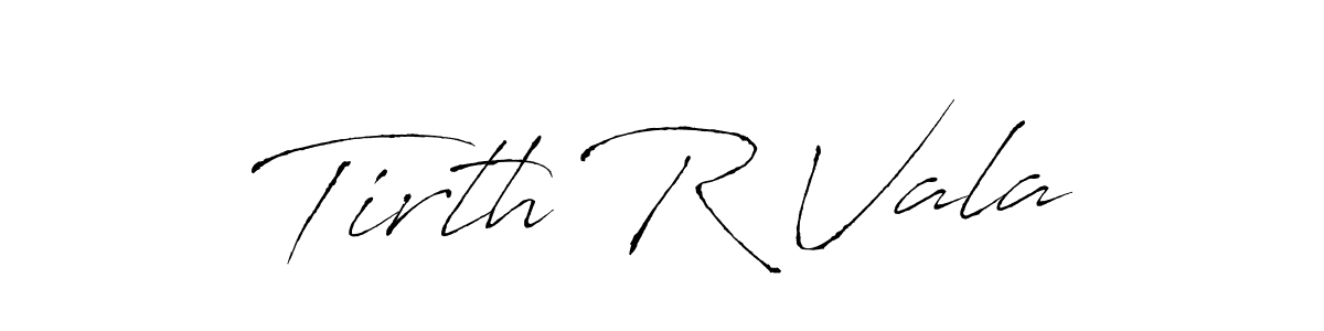 Similarly Antro_Vectra is the best handwritten signature design. Signature creator online .You can use it as an online autograph creator for name Tirth R Vala. Tirth R Vala signature style 6 images and pictures png