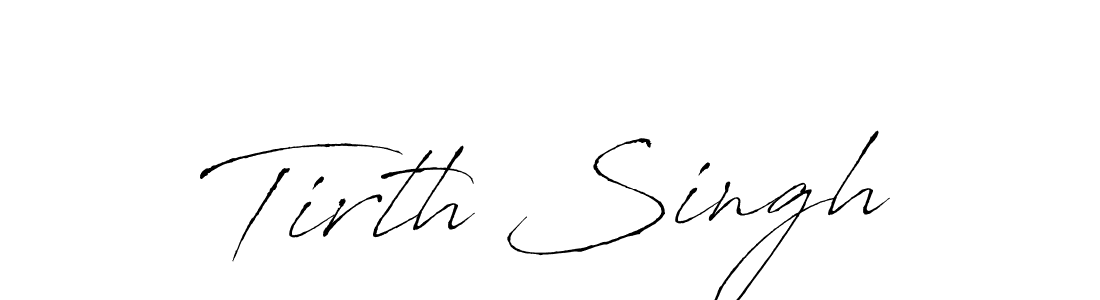 The best way (Antro_Vectra) to make a short signature is to pick only two or three words in your name. The name Tirth Singh include a total of six letters. For converting this name. Tirth Singh signature style 6 images and pictures png