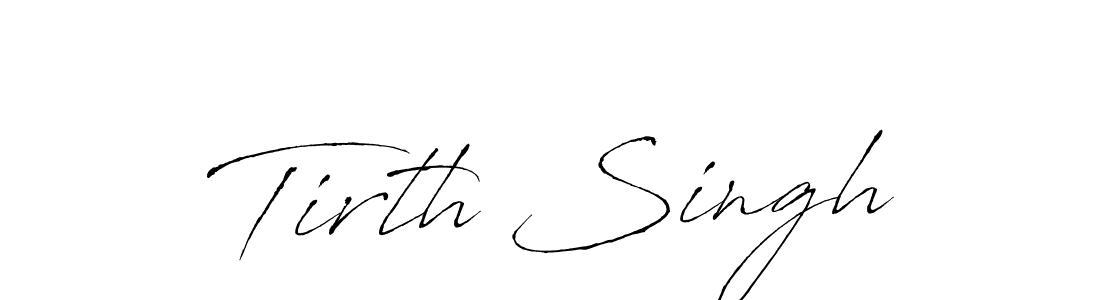 The best way (Antro_Vectra) to make a short signature is to pick only two or three words in your name. The name Tirth Singh include a total of six letters. For converting this name. Tirth Singh signature style 6 images and pictures png