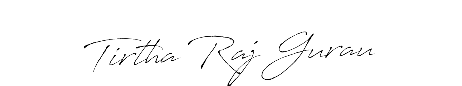 Similarly Antro_Vectra is the best handwritten signature design. Signature creator online .You can use it as an online autograph creator for name Tirtha Raj Gurau. Tirtha Raj Gurau signature style 6 images and pictures png