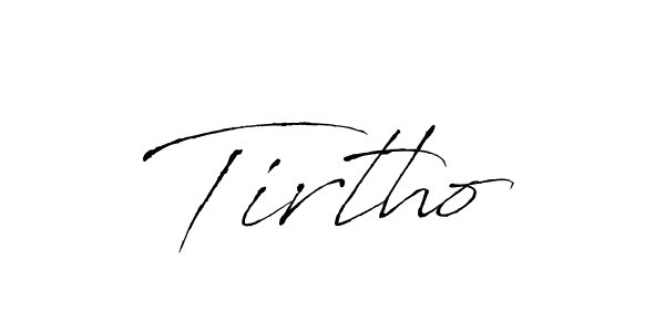 You should practise on your own different ways (Antro_Vectra) to write your name (Tirtho) in signature. don't let someone else do it for you. Tirtho signature style 6 images and pictures png