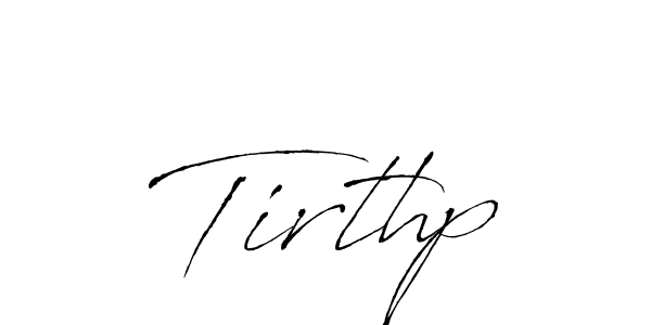How to make Tirthp name signature. Use Antro_Vectra style for creating short signs online. This is the latest handwritten sign. Tirthp signature style 6 images and pictures png