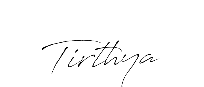 How to make Tirthya name signature. Use Antro_Vectra style for creating short signs online. This is the latest handwritten sign. Tirthya signature style 6 images and pictures png