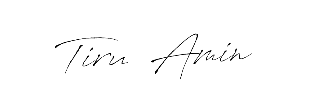 Tiru  Amin stylish signature style. Best Handwritten Sign (Antro_Vectra) for my name. Handwritten Signature Collection Ideas for my name Tiru  Amin. Tiru  Amin signature style 6 images and pictures png