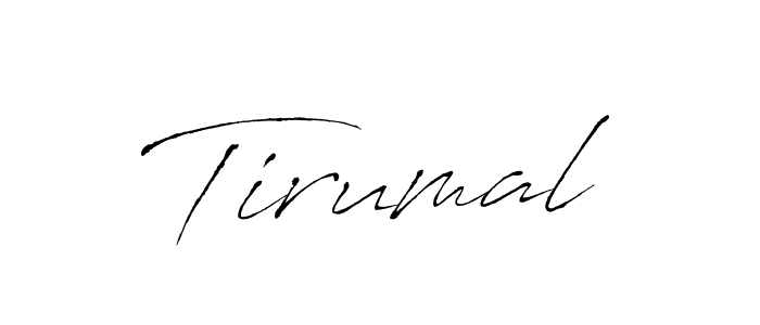 How to make Tirumal signature? Antro_Vectra is a professional autograph style. Create handwritten signature for Tirumal name. Tirumal signature style 6 images and pictures png