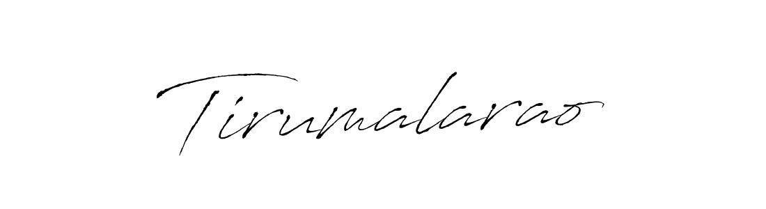 Use a signature maker to create a handwritten signature online. With this signature software, you can design (Antro_Vectra) your own signature for name Tirumalarao. Tirumalarao signature style 6 images and pictures png