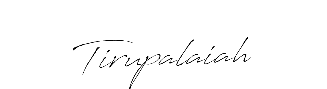 How to make Tirupalaiah signature? Antro_Vectra is a professional autograph style. Create handwritten signature for Tirupalaiah name. Tirupalaiah signature style 6 images and pictures png