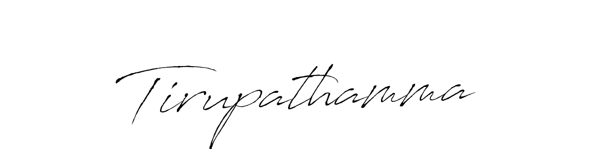 You should practise on your own different ways (Antro_Vectra) to write your name (Tirupathamma) in signature. don't let someone else do it for you. Tirupathamma signature style 6 images and pictures png