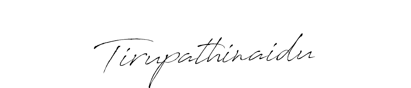 You should practise on your own different ways (Antro_Vectra) to write your name (Tirupathinaidu) in signature. don't let someone else do it for you. Tirupathinaidu signature style 6 images and pictures png