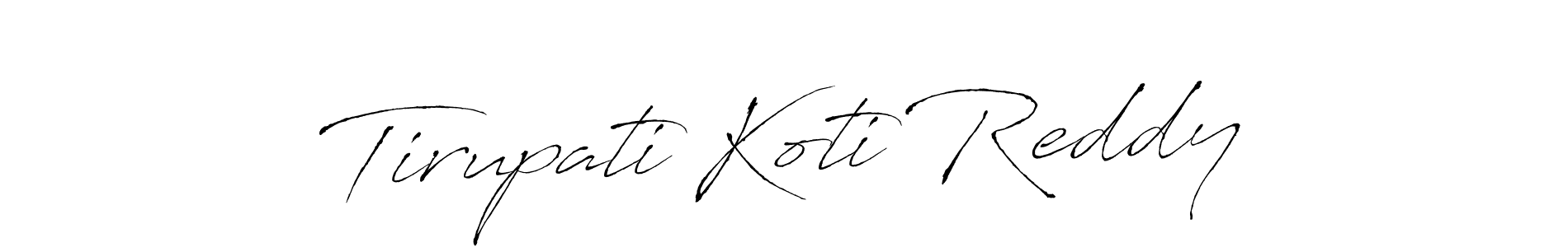 You should practise on your own different ways (Antro_Vectra) to write your name (Tirupati Koti Reddy) in signature. don't let someone else do it for you. Tirupati Koti Reddy signature style 6 images and pictures png