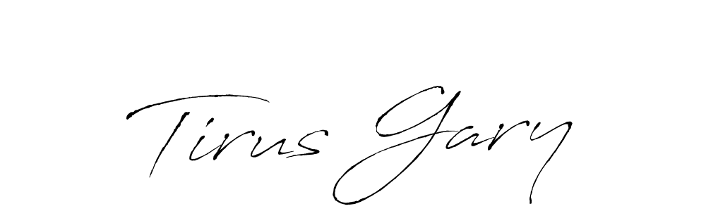 Once you've used our free online signature maker to create your best signature Antro_Vectra style, it's time to enjoy all of the benefits that Tirus Gary name signing documents. Tirus Gary signature style 6 images and pictures png