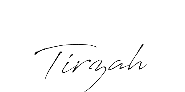 Use a signature maker to create a handwritten signature online. With this signature software, you can design (Antro_Vectra) your own signature for name Tirzah. Tirzah signature style 6 images and pictures png
