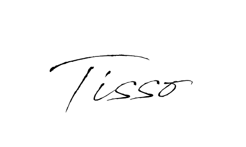 Make a beautiful signature design for name Tisso. With this signature (Antro_Vectra) style, you can create a handwritten signature for free. Tisso signature style 6 images and pictures png
